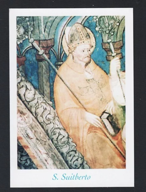 Santino Holy Card Image Pieuse  Heiligenbild  San Suitberto