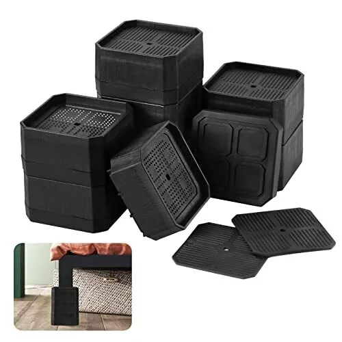 Coptiner 8 alzate regolabili per mobili, resistenti, impilabili, 3,8 cm, (w9L)