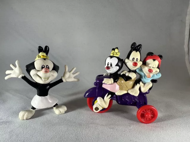Vintage 1993 Animaniacs-PVC Figure Dot & McDonalds Happy Meal Toy On Tricycle Vintage 1993 Animaniacs-PVC Figure Dot & McDonalds Happy Meal Toy On Tricycle