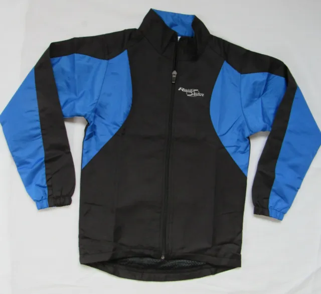 KIDS WATER RESISTANT CYCLE JACKET Blue SIZE MEDIUM  AGE 7-8 YRS