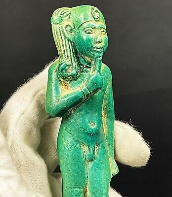 Unique piece of God of Life and the Sky - The Egyptian God HORUS As a Baby -