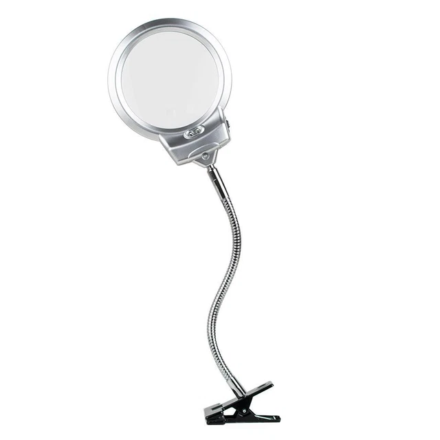 LED Magnifying Glass Lamp with Clamp - Perfect for Precision Work  Hobbies