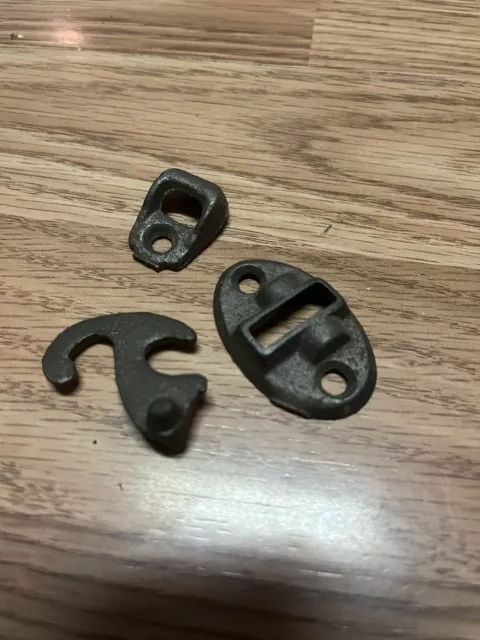 Antique Original Acme Shutter Hinge Latch Lot. Cast Iron