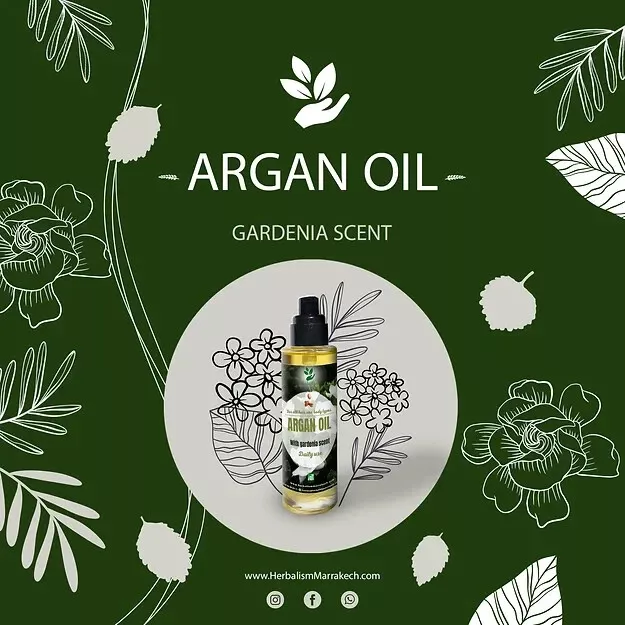 ARGAN OIL with GARDENIA scent