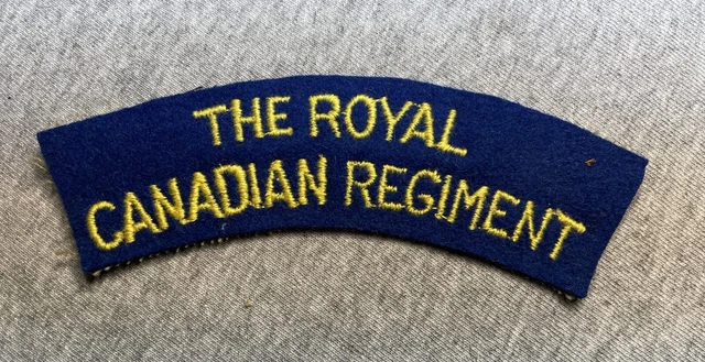 Royal Canadian Regt Borderless Variety Ww2