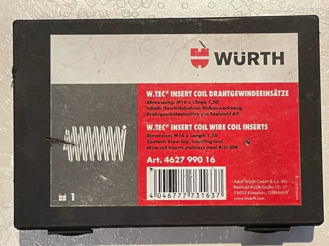 Würth Gewindereparatur Satz M16