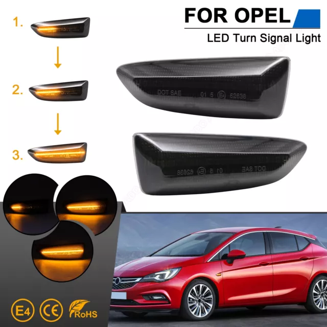 Led Seitenblinker Klarglas für Opel Astra J K Insignia B Zafira C