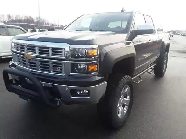KING FENDER FLARES fits 14-18 SILVERADO 1500 15-19 2500HD x-tended style TEXTURE