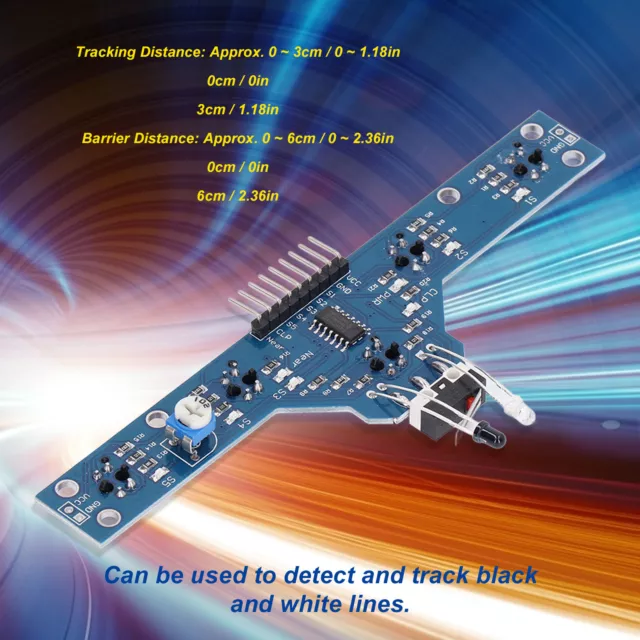 Infrared Sensor Module Obstacle Avoidance 5 Channel Tracking For Smart Car Toy♬