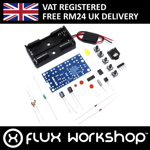 Kit Radio FM 87-108 MHz à Souder DIY - Avec Écran LCD Et LED - Apprentissage Électronique - Heemol