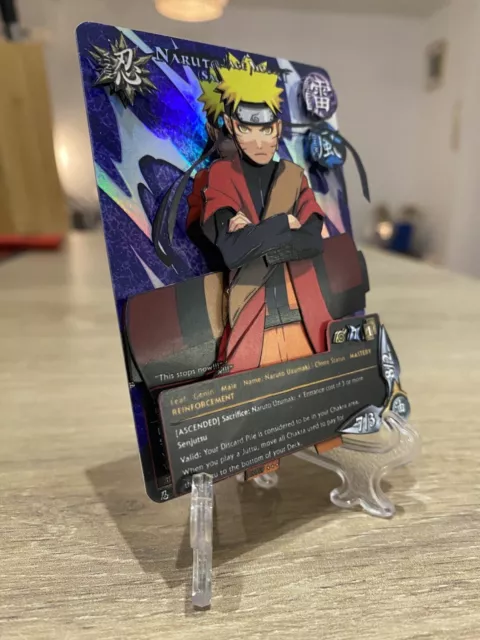 CARTE NARUTO CARD Game Shadowbox Naruto Uzumaki (sage mode) super rare EUR  90,00 - PicClick FR
