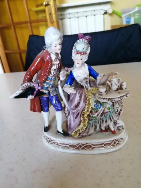 Meissen- Figurine De Porcelaine Allemande De Saxe
