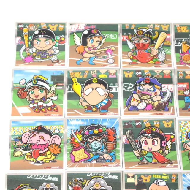 Pegatinas de béisbol profesional Bikkuriman Lote completo de 22 juegos... 3