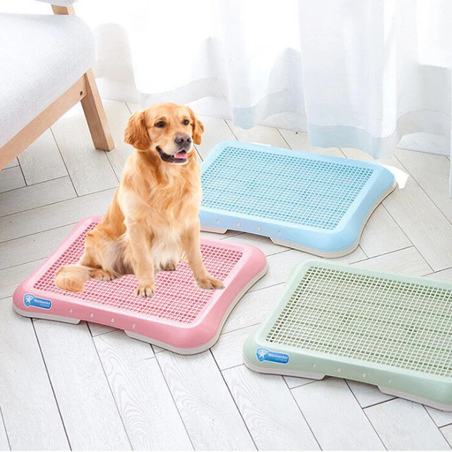 Pet Dog Pee Pad Holder Toilet Indoor Puppy Potty Training Tray Portable Trainer