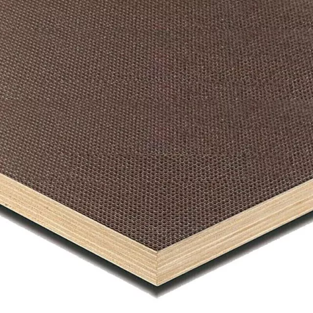 Anti-Slip Mesh Phenolic Resin Plywood 18mm / 12mm Trailer Flooring Buffalo Board