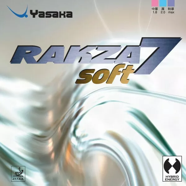 Yasaka Rakza 7 Soft / Tischtennisbelag / NEU / zum Sonderpreis