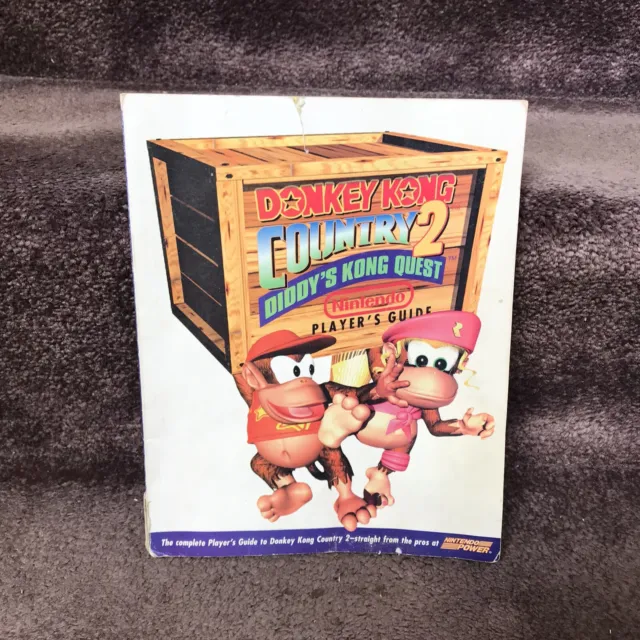Donkey Kong Country 2 Diddy Kong's Quest Nintendo Player's Guide SNES Rare