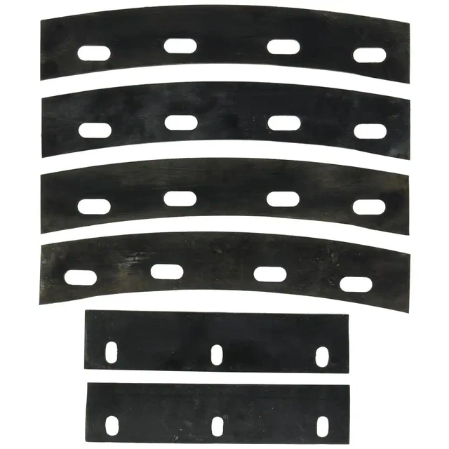 Rubber Replacement Blades For 10 Cu. Ft. Steel Mortar Mixer
