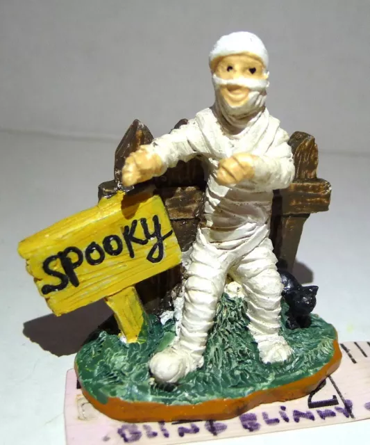 Halloween Mummy  Boy Costume Spooky Trick or Treater Figurine Replacement