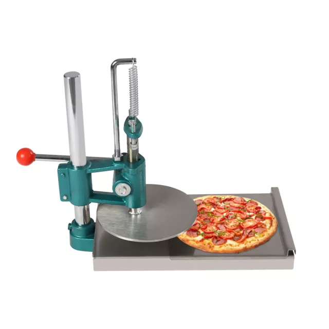 Manual Pastry Press Machine Stainless Steel 7.9" Pizza dough Pastry Bread Press