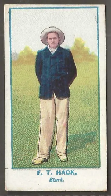 Wills Australian Club Cricket 1905 (No State Dark Blue Back)-#18- Hack