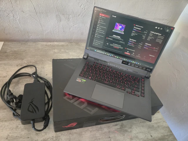 Protable Computer PC PORTABLE GAMER ASUS ROG Strix / RTX 3080 / 32 Go ram / Écran 2k ...
