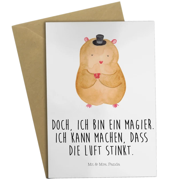 XYANFA Hamster-Design Kosmetiktasche – Geschenk Für Hamsterfans, 23x18 Cm, Baumwolle-Leinen