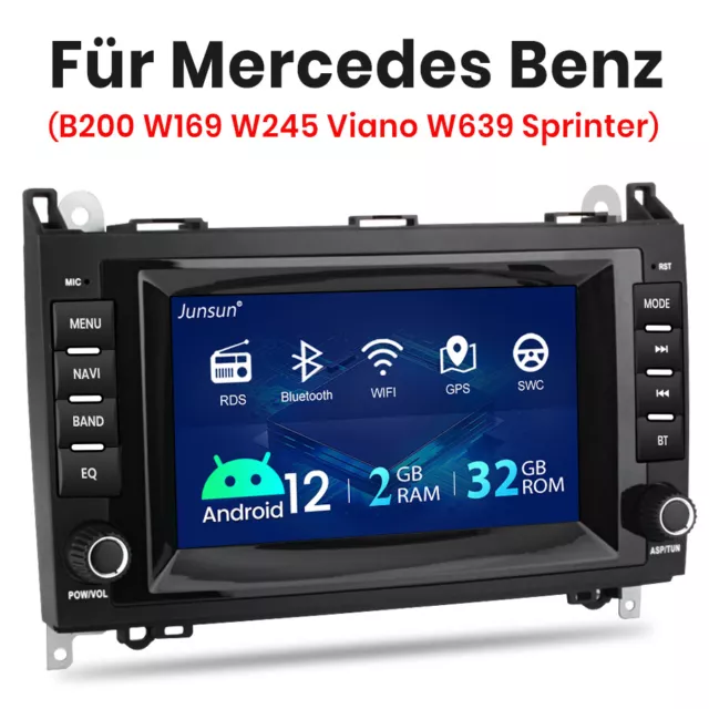 Autoradio Android GPS Navi Für Mercedes Benz A/B Klasse Sprinter Viano Vito W639