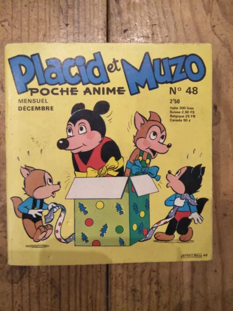 Placid et Muzo Poche N°48 - Decembre 1972 - BE