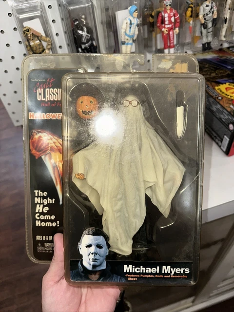 RARE Neca  Cult Classics  HALLOWEEN Michael Myers GHOST BOB SHEET Figure READ