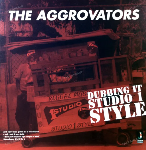 The Aggrovators - Dubbing It Studio 1 Style LP (VG+/VG+) '*