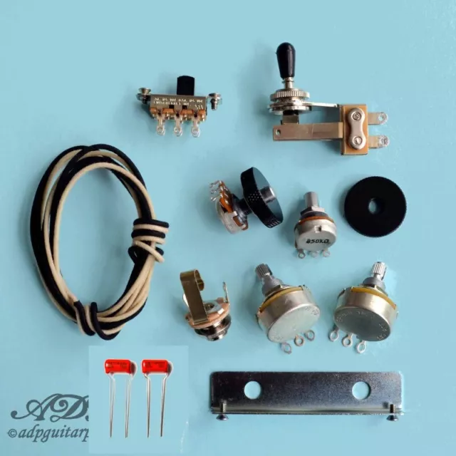 Wiring Kit for Fender Jazzmaster, Jeu de composants ALLPARTS USA non cables