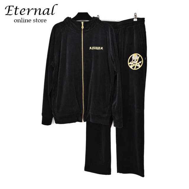 24Karats × Mastermind Japan Jersey set-up 22A Black Men Chest 22 in West 31.5 in