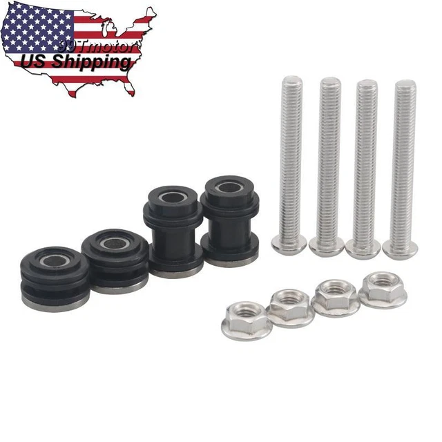 QUICK RELEASE SISSY Bar Backrest Docking Hardware Kit For Harley