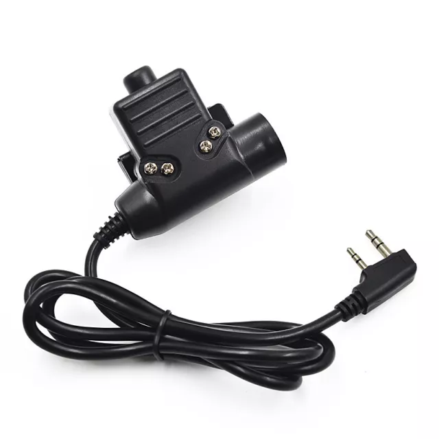 Military U94 PTT Cable Headset Adapter for Baofeng UV5R UV5RA Plus BF888S UV-B5