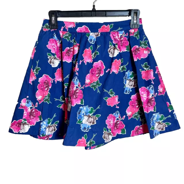 kate spade new york Mini Skater Skirt Girls Size 14 Blue Floral Skirt The Rules