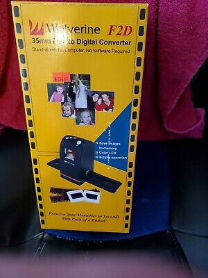 Wolverine F2D 35MM Slides & Negatives Film To Digital Image Converter RED