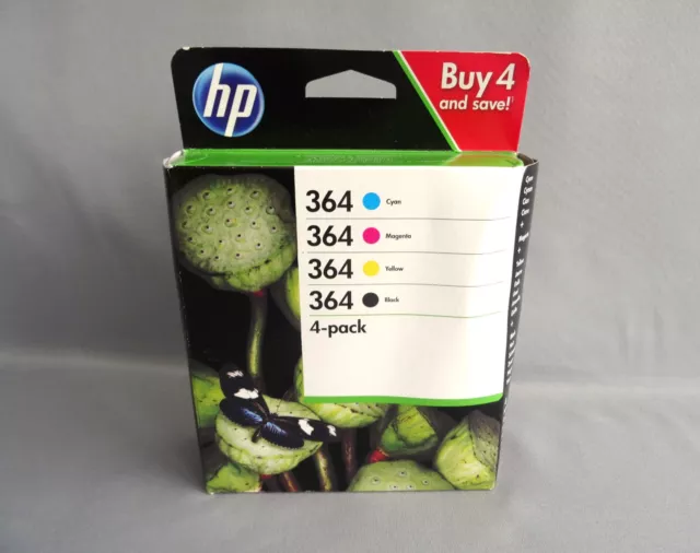 Genuine HP 364 Ink Cartridges Multipack Cyan, Magenta, Yellow, Black Photosmart