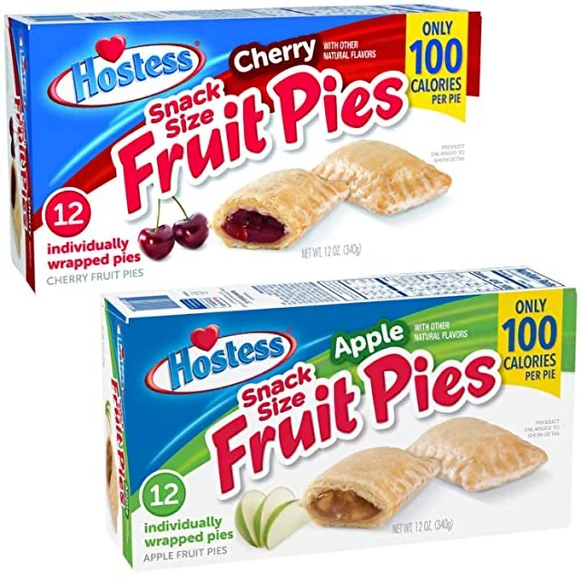 Snack Taille 100 Calorie Mini Fruit Tartes Par Hôtesse 12 Compte Boite Apple &