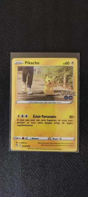 Carte Pokemon PIKACHU 028/078 HOLO Pokemon GO EB10.5 FR NEUF
