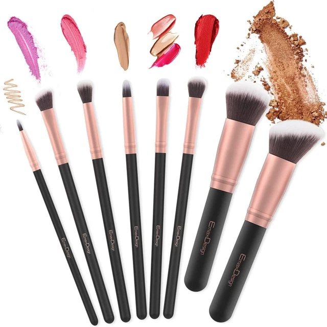 Pennelli Make Up EmaxDesign 17 pezzi Set di pennelli per trucco Fondotinta Cipri 5