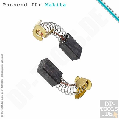 DP 2 Balais de Charbon pour MAKITA Scie 5017 Rkb 5x11x17mm CB-303/CB-304 