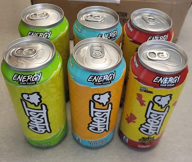 GHOST ENERGY DRINK (ZERO Sugar) Sour Patch Kids “6” Cans 2 of each