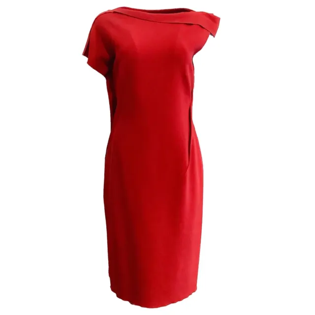 Red Lanvin Designer Dress  VTG