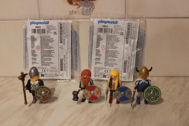 Playmobil 9893 Tres Guerreros Vikingos