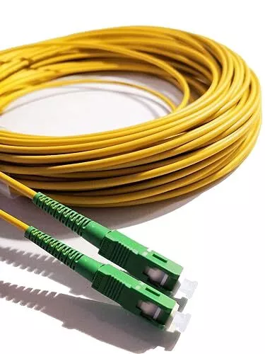 Fibre Optic Cable Compatible with SC/APC to SC/APC Free Box (15M /25M) Elfcam®