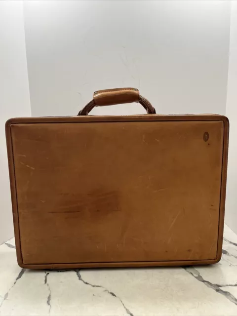 Vintage Hartmann Belting Leather Briefcase Hard case combo lock - Body Logic