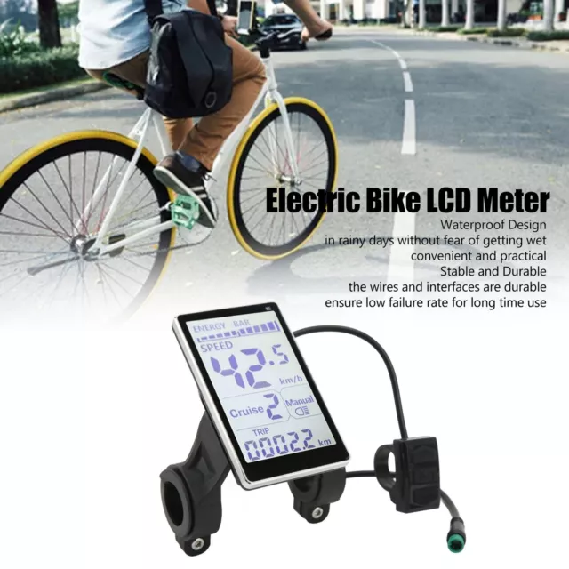 Elektrofahrrad LCD Messgerät 5 Pin 24V 36V 48V 60V Universal E Scooter M5 LCD Pa