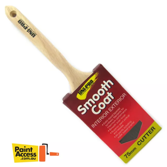 Uni-Pro Smooth Coat Synthetic Sash Cutter Paint Brushes (38mm, 50mm, 63mm, 75mm)