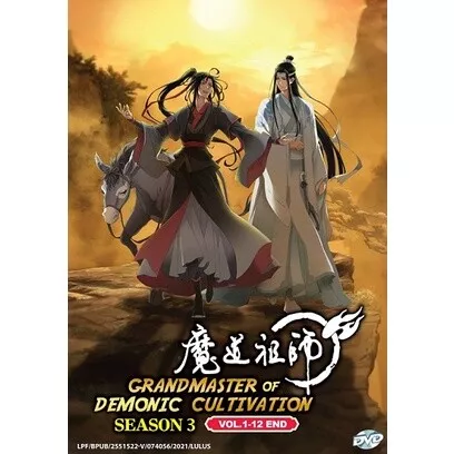New Dvd Anime Grandmaster of Demonic Cultivation Mo Dao Zu Shi TV Series  Season 1-3 (Volume 1-35 End) English Subtitle Free DHL Express Ship